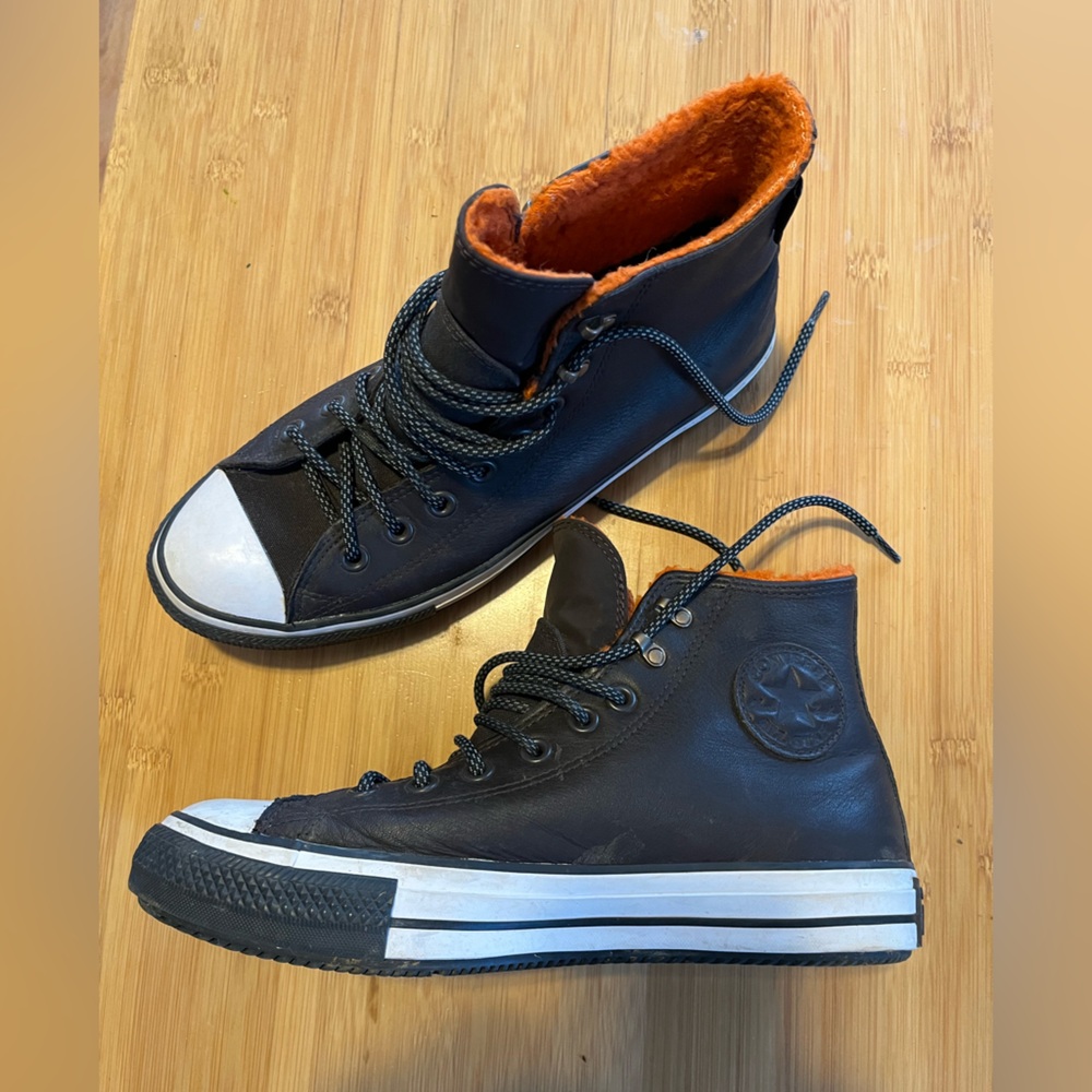 Gor-Tex, fleeced lined brown Converse All Stars